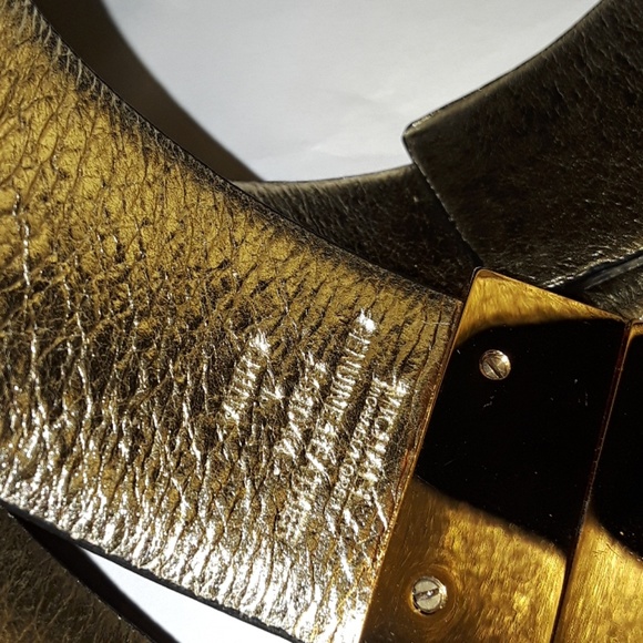 Michael Kors black leather belt NWOT, size L - Picture 7 of 7